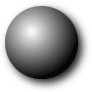 A sphere with drop-shadow