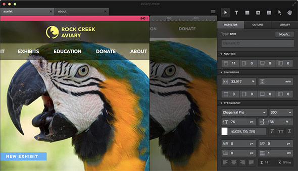 Macaw screenshot