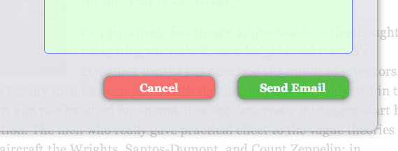 Screenshot of form buttons
