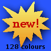 128 colours