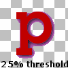 25% threshold